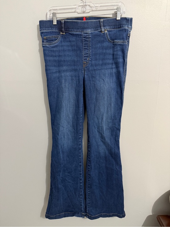 SPANX Denim - Spanx Jeans Womens Extra Large Pull On Flare Leg 70s Retro Everywear Comfort